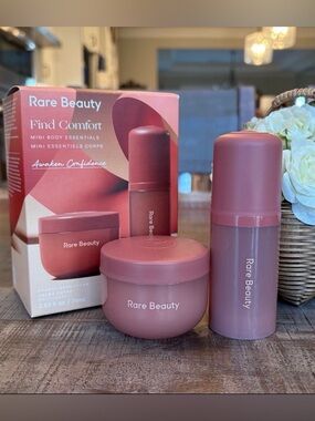 NEW Rare Beauty FIND COMFORT: Awaken Confidence Mini BODY ESSENTIALS Gift SET!